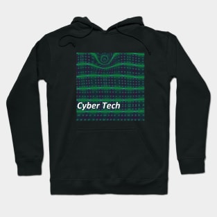 CYBER TECH GREEN BLACK Hoodie